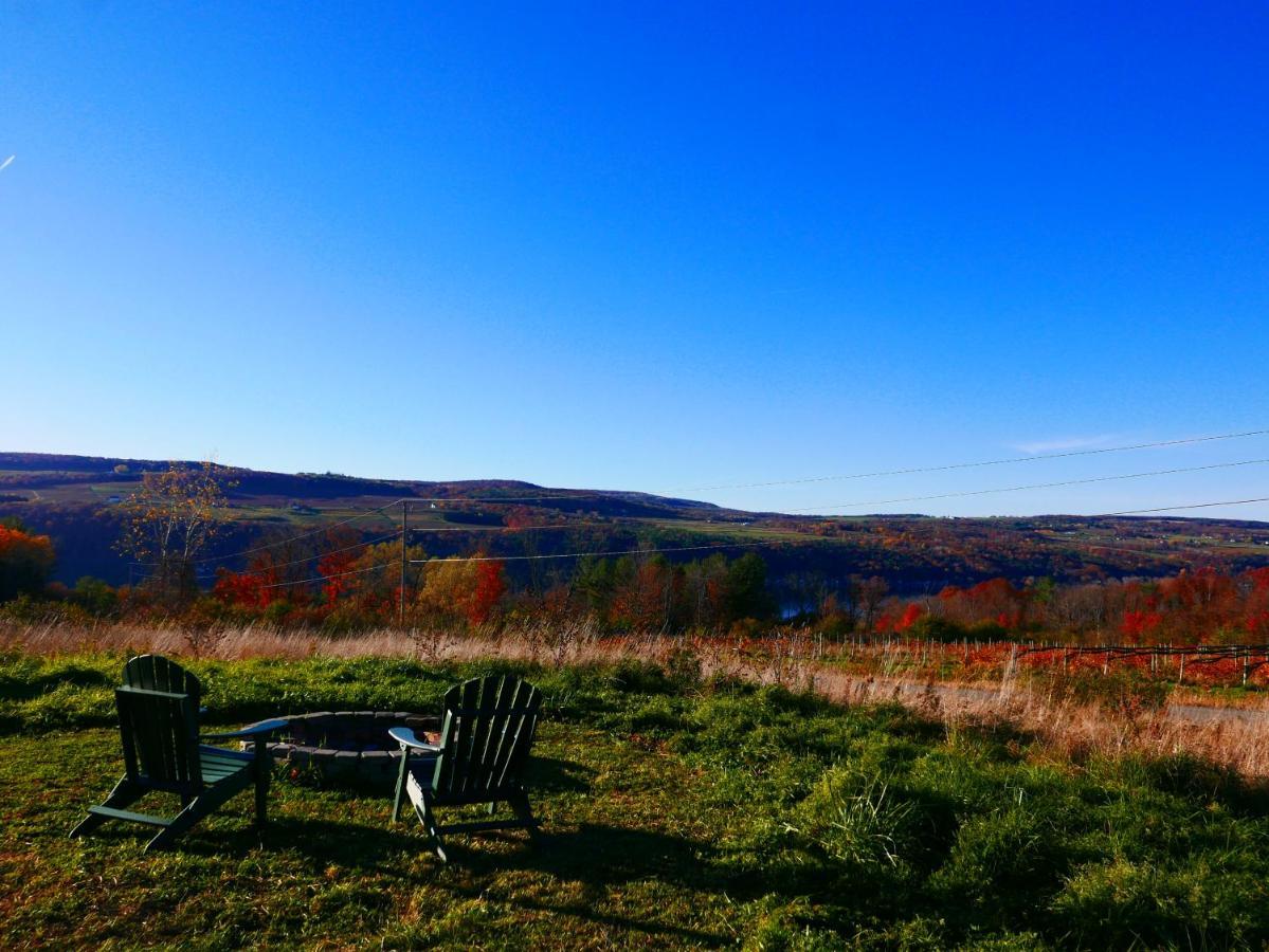 Vineyard Farmhouse With Hot Tub & Lake Views Hammondsport Exterior foto